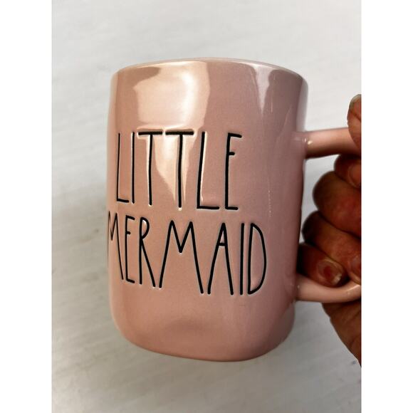 Rae Dunn Little Mermaid Disney Princess Mug Pink Artisan Collection By Magenta - Picture 4 of 7